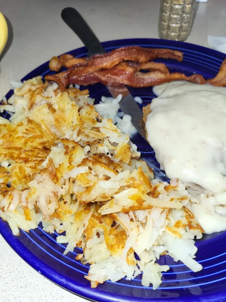 Hash Browns and Bacon